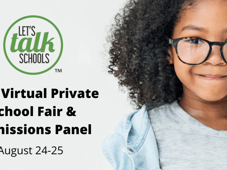 Let's talk schools 2020 virtual private school fair & admissions panel