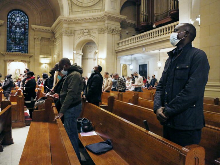 Postcards: African Catholics in NYC find community at French Mass. @sightmagazin... 43 US NYC French Mass at the Church of Notre Dame1