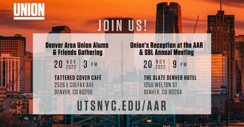 Union's reception at the aar and sbl annual meeting (2022-11-20)