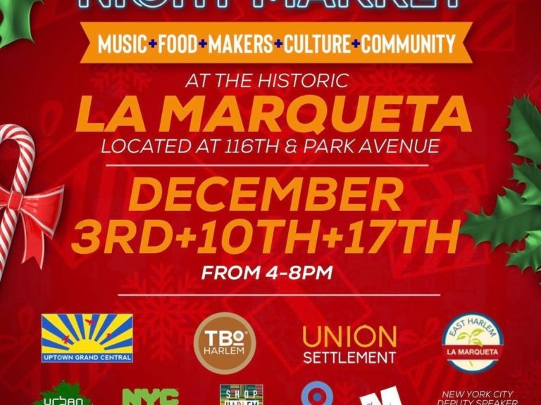 The @harlemnightmarket is back this holiday season! So mark your calendar for th...