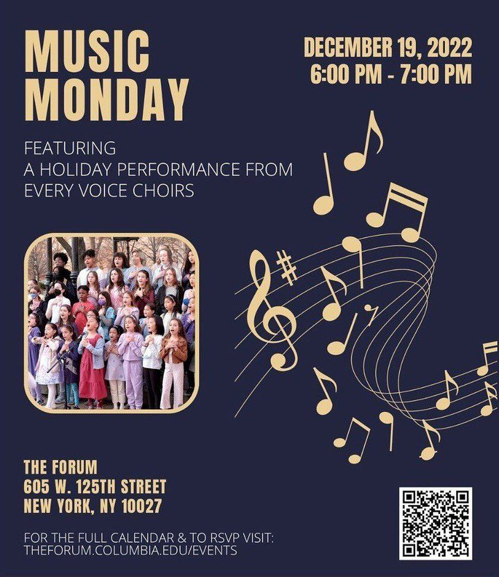 Come to the forum on monday, december 19 at 6 pm to enjoy a free holiday concert...