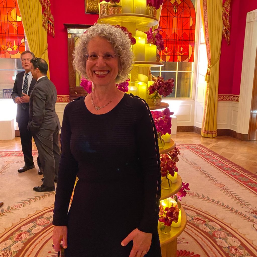 Chancellor schwartz attended the white house hanukkah reception last night. Pres...