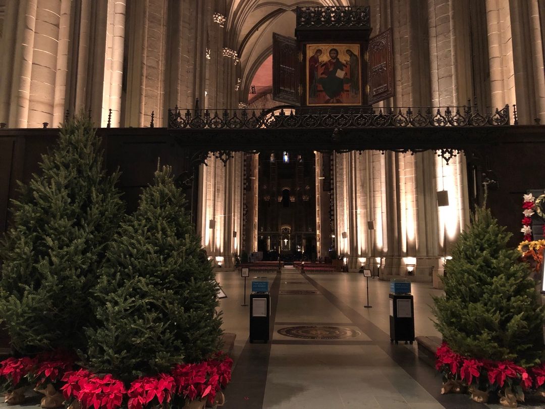 It's beginning to look a lot like christmas in the cathedral! We can't wait to s...