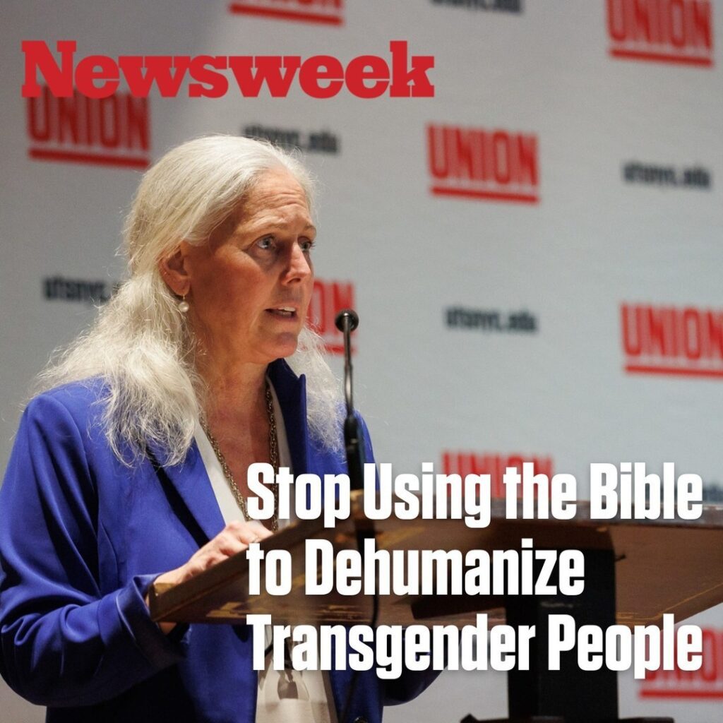 Union president serene jones speaks out in @newsweek about the immoral act of us...