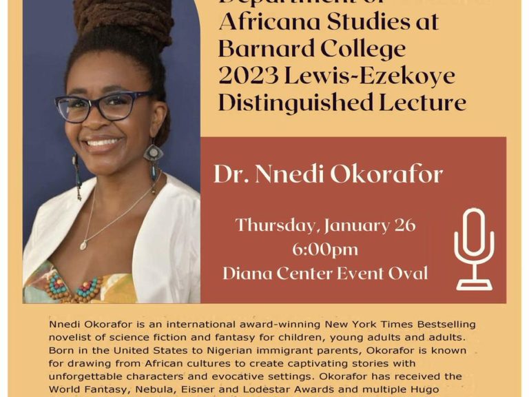 Don't miss the 2023 lewis-ezekoye distinguished lecture in africana studies with...