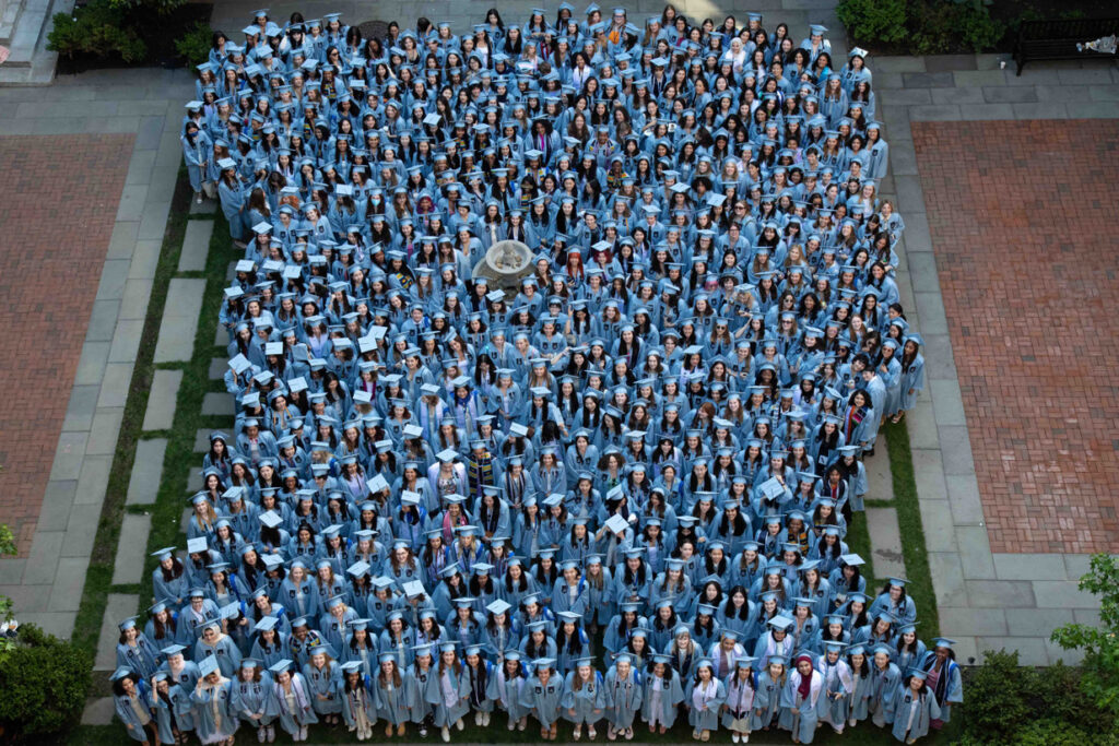Class of 2023 Group Overhead shot scaled