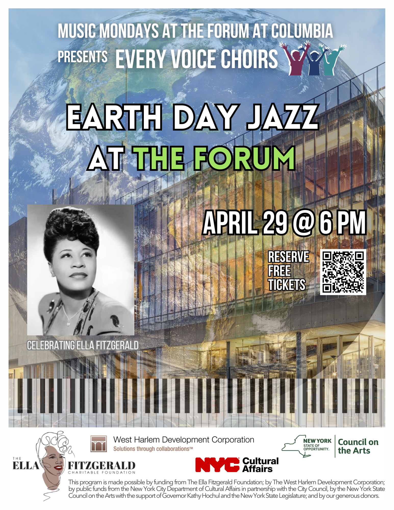 Earth Day Jazz Flyer