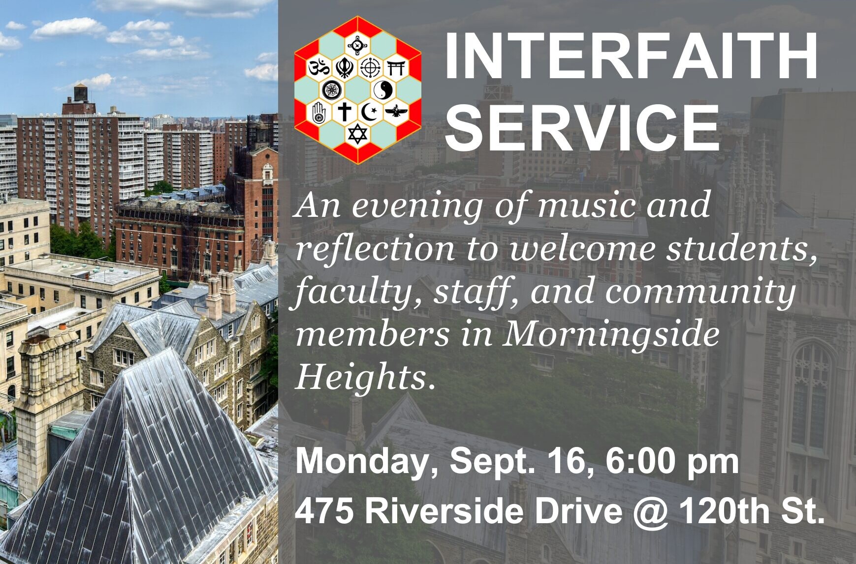 Sept 16 Interfaith Servic Flyer e1725909599669