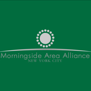 a green and white logo