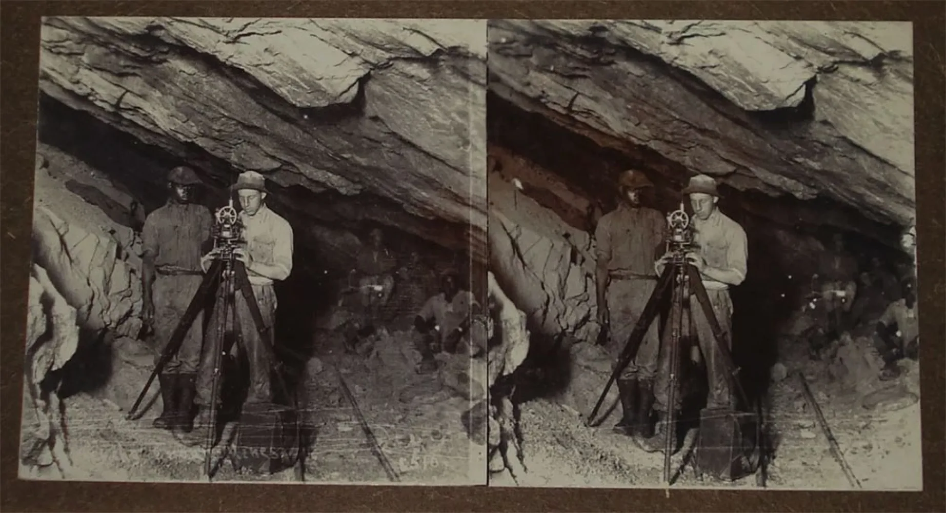 Surveying gold mine South Africa stereo 1 copy1