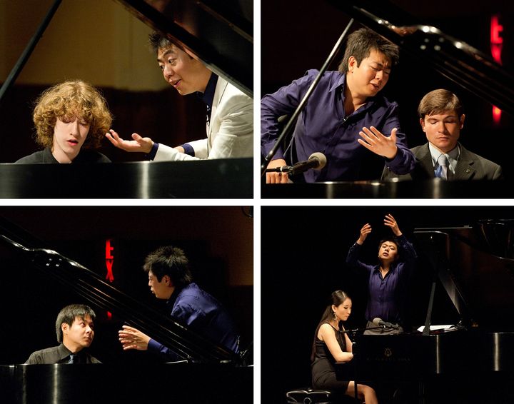 #tbt on this day in 2010: pianist lang lang gives a master class to manhattan school of music students from the precollege and c...