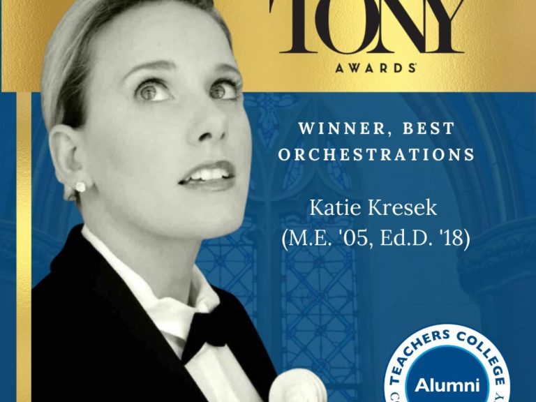 During an unforgettable night, TC alumna @katiekresek (M.E. '05, Ed.D. '18, Musi... 43 248693625 901025450518547 548279582994276695 n