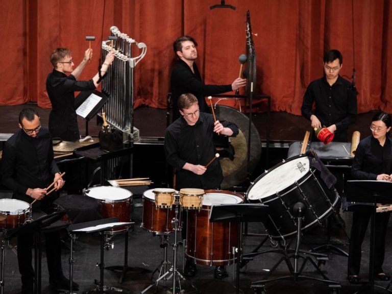 Kyle ritenauer (bm '11, mm '15), new director of the msm percussion ensemble, previews its upcoming concert on sun nov 21 - manh...