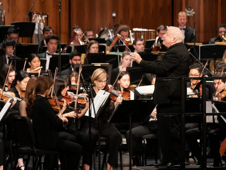 Msm symphony orchestra conducted by leonard slatkin (hondma ’13) - manhattan school of music