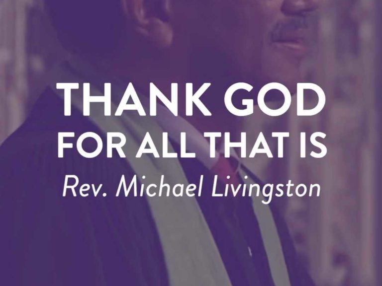 Thank God for all that is Rev Michael Livingston is