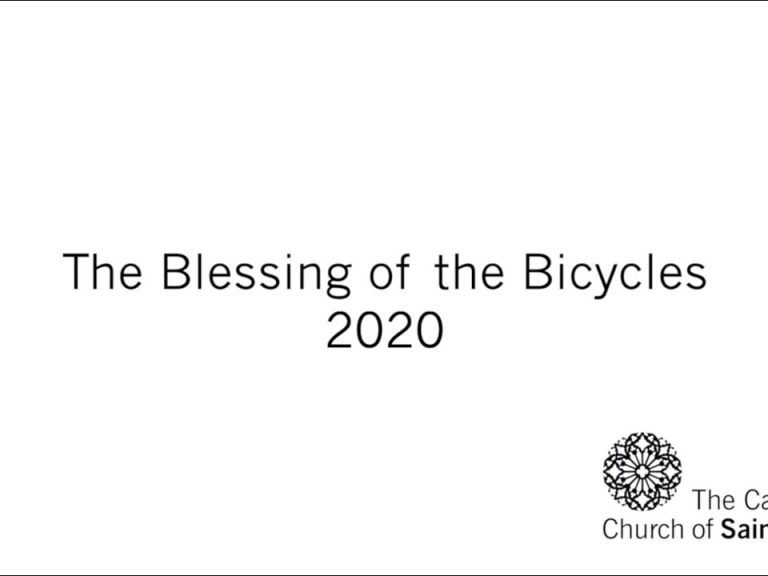 Blessing of the bicycles 2020