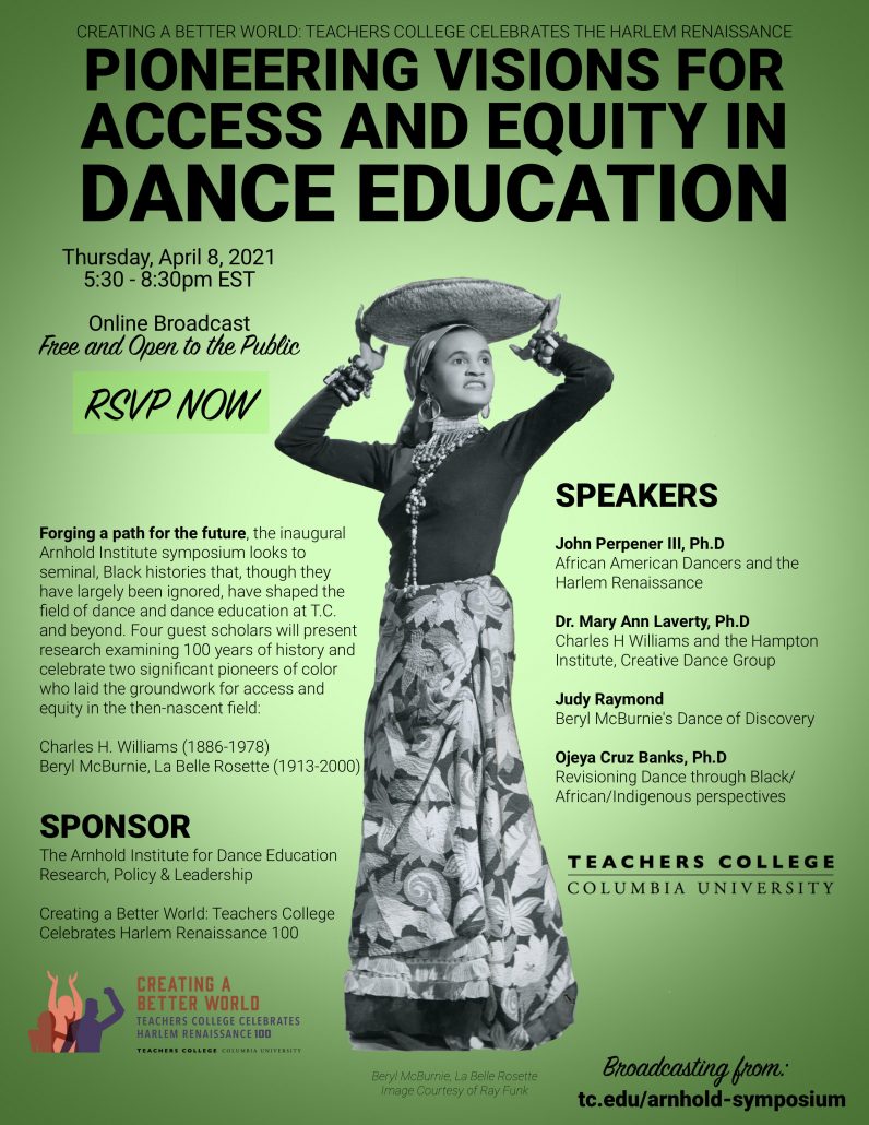 Symposium: pioneering visions for access and equity in dance education